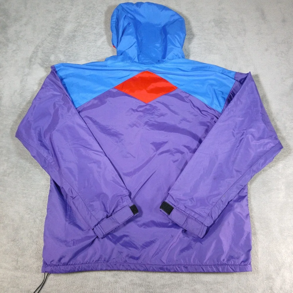 Marmot Anorak Windbreaker Jacket Mens M Gore-Tex Colorblock Pullover Hoodie